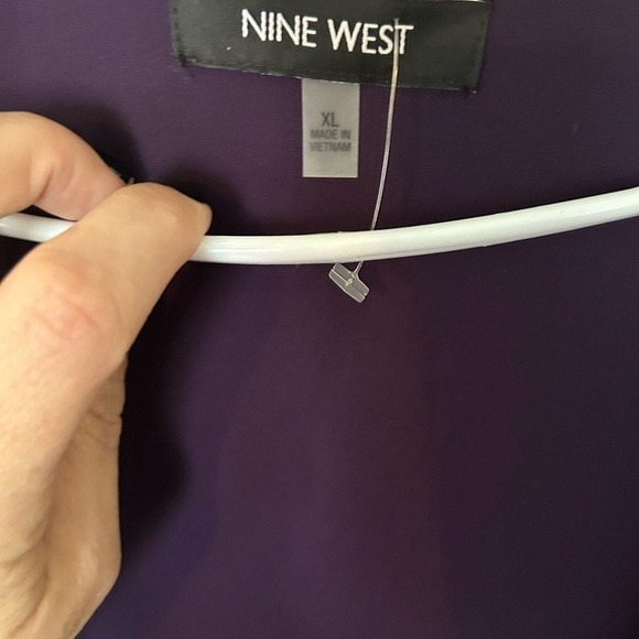 NWT Nine West Women's Draped Duster
Jacket Purple Size 1X - Picture 11 of 12